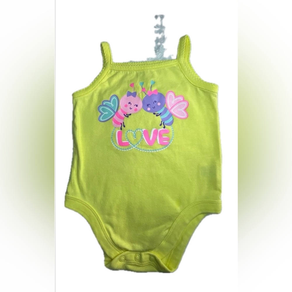 Baby Girl Butterfly Tank Onesie | 12 months